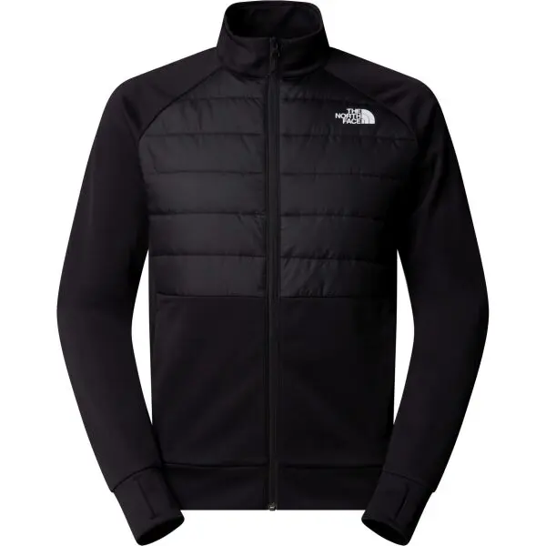 The North Face The North Face M REAXION 2.0 FLEECE HYBRID FULL ZIP JAC Мъжки хибриден суитшърт, черно, размер