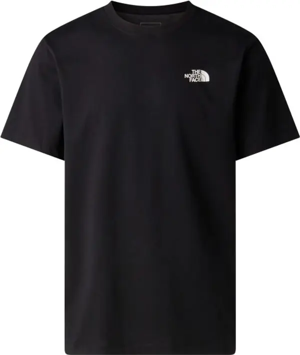 The North Face The North Face M VERTICAL REGULAR SHORT SLEEVE TEE-GRAP Мъжка тениска, черно, размер