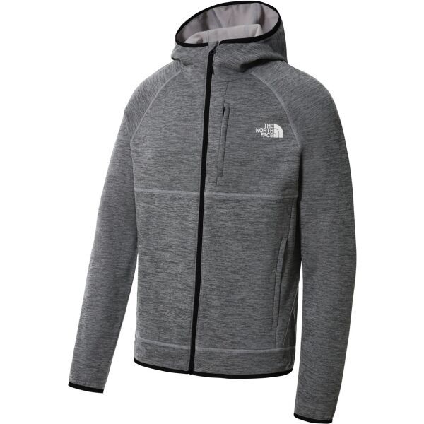 The North Face The North Face M CANYONLANDS HOODIE Мъжки суитшърт от полар, сиво, размер L