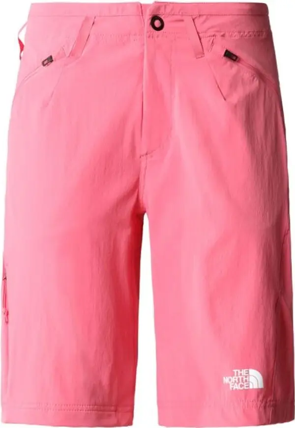 The North Face The North Face W SPEEDLIGHT SLIM STRAIGHT SHORT Дамски къси панталони от софтшел, розово, размер
