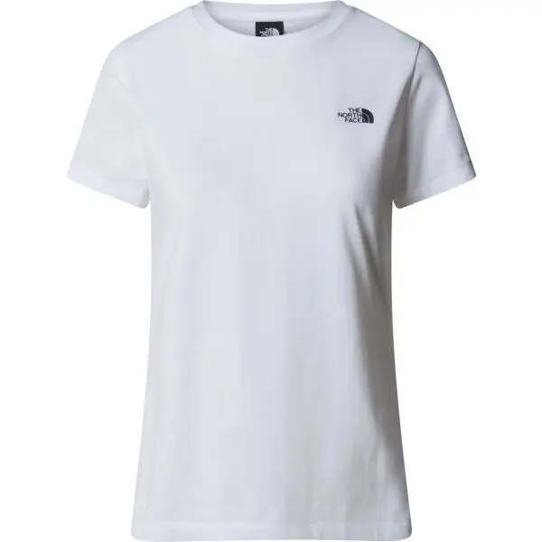 The North Face The North Face W S/S SIMPLE DOME SLIM TEE Дамска тениска, бяло, размер