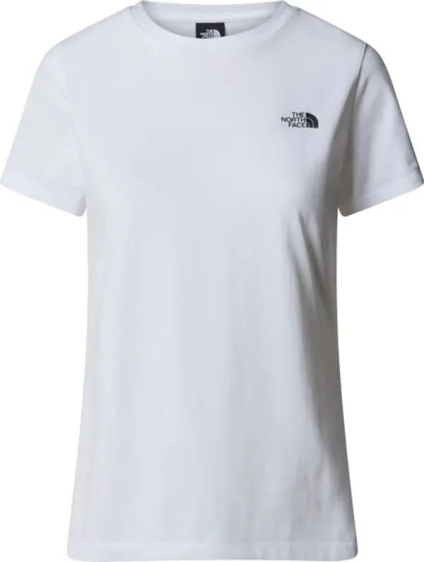 The North Face The North Face W S/S SIMPLE DOME SLIM TEE Дамска тениска, бяло, размер