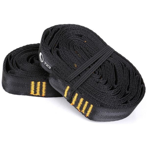 Ticket To The Moon Ticket To The Moon MOONSTRAPS (2 x 250 cm) Закачващи презрамки за хамак, черно, размер