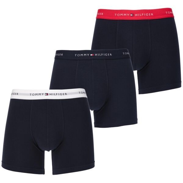 Tommy Hilfiger Tommy Hilfiger 3P BOXER BRIEF WB Мъжки боксерки, тъмносин, размер