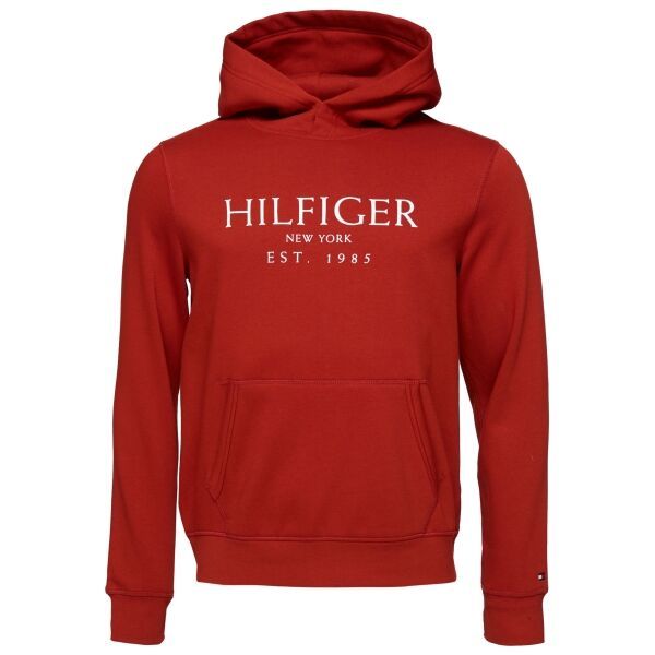 Tommy Hilfiger Tommy Hilfiger BIG HILFIGER HOODY Мъжки суитшърт, червено, размер