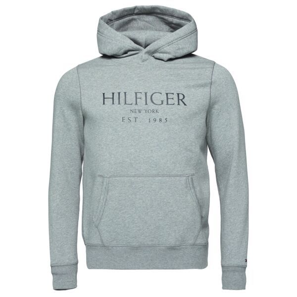 Tommy Hilfiger Tommy Hilfiger BIG HILFIGER HOODY Мъжки суитшърт, сиво, размер
