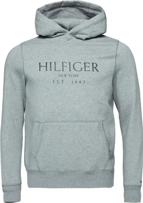 Tommy Hilfiger Tommy Hilfiger BIG HILFIGER HOODY Мъжки суитшърт, сиво, размер