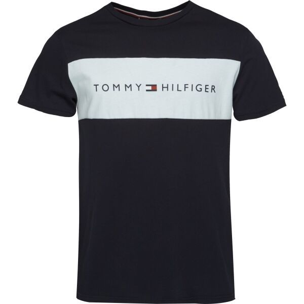 Tommy Hilfiger Tommy Hilfiger BLOCK LOGO SS Мъжка тениска, тъмносин, размер