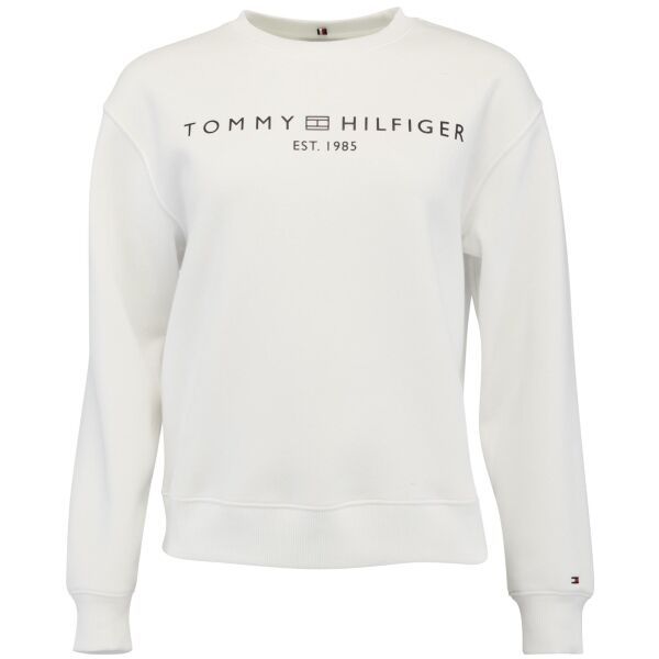 Tommy Hilfiger Tommy Hilfiger CHEST LOGO CREW NECK Дамски суитшърт, бяло, размер