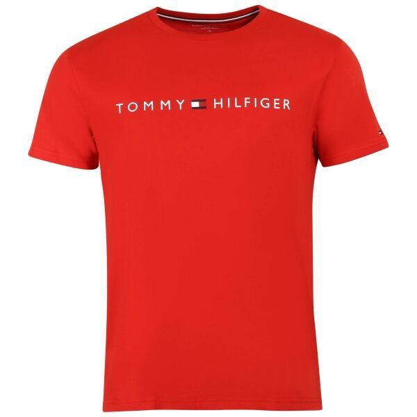 Tommy Hilfiger Tommy Hilfiger CN SS TEE LOGO Мъжка тениска, червено, размер