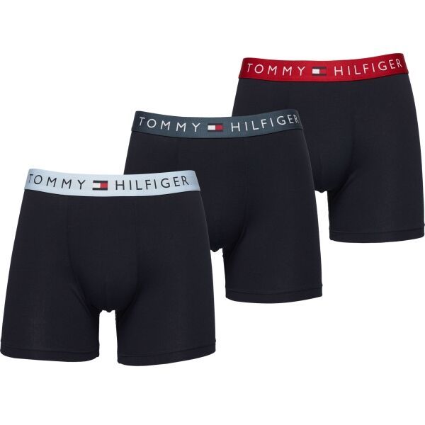 Tommy Hilfiger Tommy Hilfiger COTTON ESSENTIALS 3P BOXER BRIEF WB Мъжки боксерки, тъмносин, размер