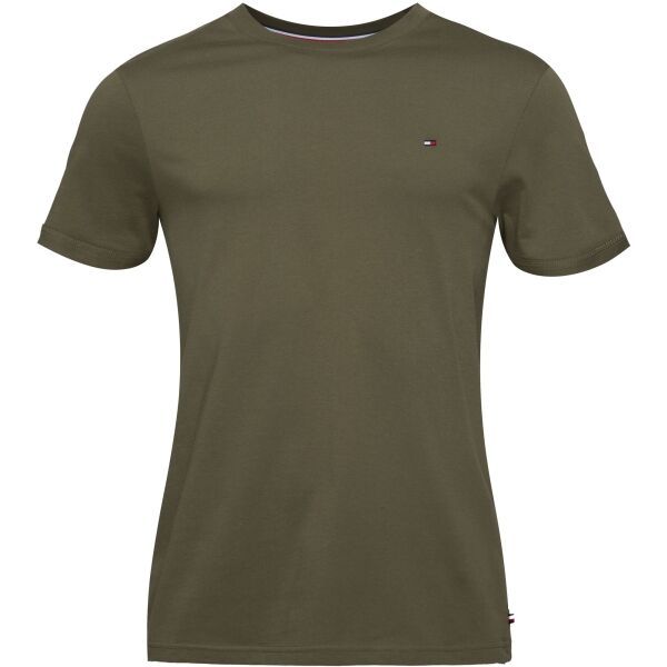 Tommy Hilfiger Tommy Hilfiger ESSENTIALS SS TEE Мъжка тениска, khaki, размер