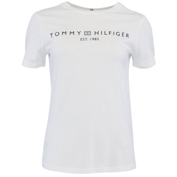 Tommy Hilfiger Tommy Hilfiger LOGO CREW NECK Дамска тениска, бяло, размер
