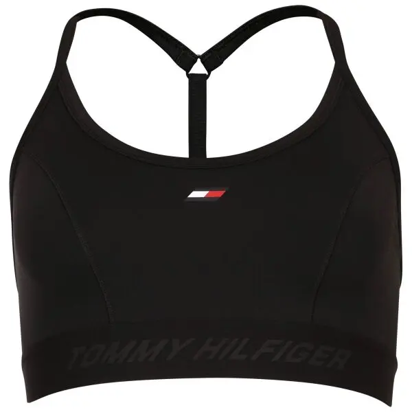 Tommy Hilfiger Tommy Hilfiger LT INTENSITY ESSENTIAL STRAP BRA Дамски спортен сутиен, черно, размер