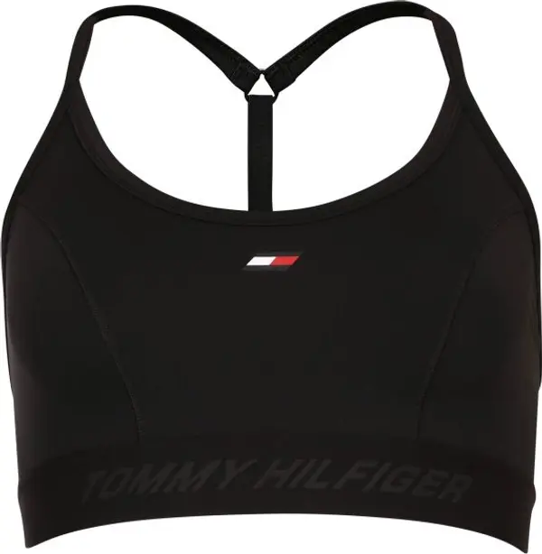 Tommy Hilfiger Tommy Hilfiger LT INTENSITY ESSENTIAL STRAP BRA Дамски спортен сутиен, черно, размер