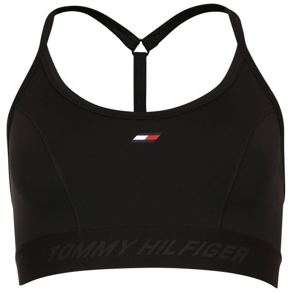 Tommy Hilfiger Tommy Hilfiger LT INTENSITY ESSENTIAL STRAP BRA Дамски спортен сутиен, черно, размер