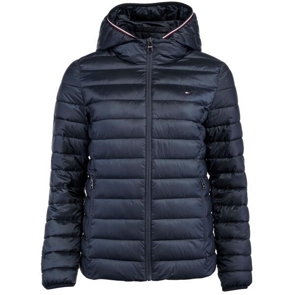 Tommy Hilfiger Tommy Hilfiger LW PADDED GLOBAL STRIPE JACKET Дамско есенно яке, тъмносин, размер