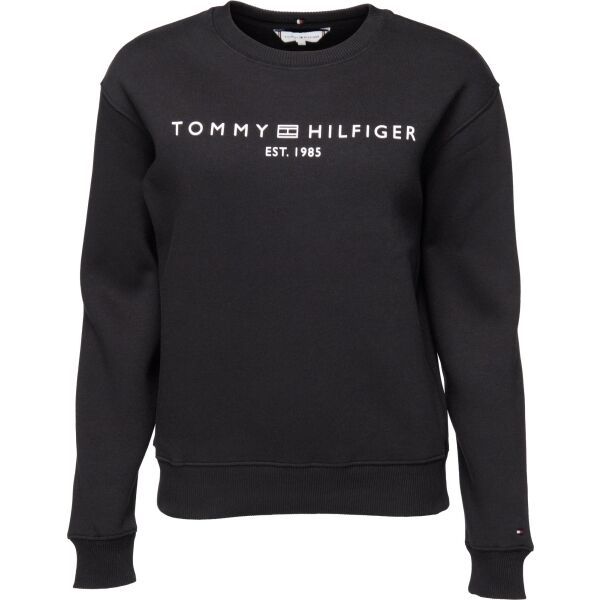 Tommy Hilfiger Tommy Hilfiger MDRN REG CORP LOGO C-NK SWTSHRT Дамски суитшърт, черно, размер