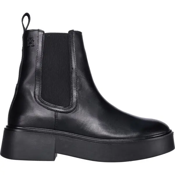 Tommy Hilfiger Tommy Hilfiger MINIMAL LEATHER CHELSEA LOGOTAPE Дамски  високи обувки, черно, размер