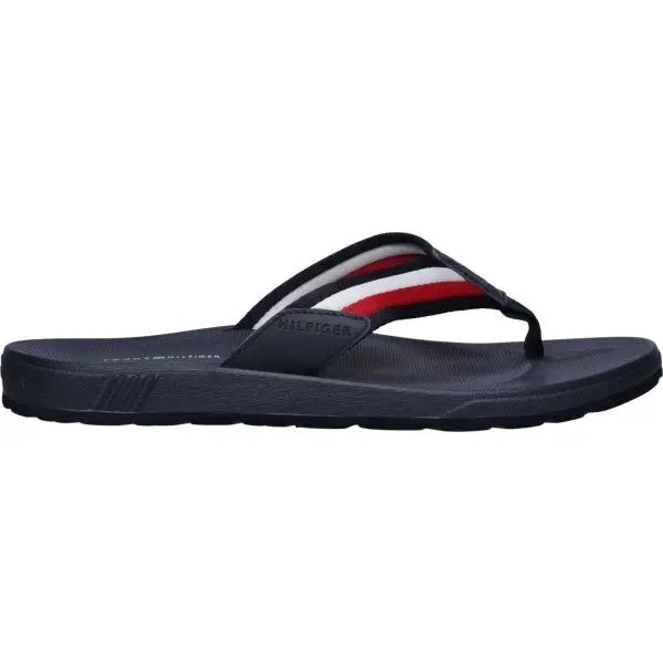 Tommy Hilfiger Tommy Hilfiger MOLDED HILFIGER RWB BEACHSANDAL Мъжки джапанки, тъмносин, размер