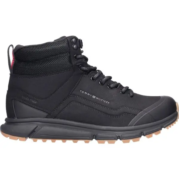 Tommy Hilfiger Tommy Hilfiger OUTDOOR RUNNER HI WPM Мъжки топли обувки, черно, размер