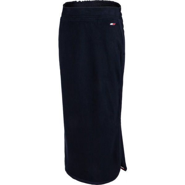 Tommy Hilfiger Tommy Hilfiger REGULAR TAPE MIDI LONG SKIRT Дамска пола, тъмносин, размер