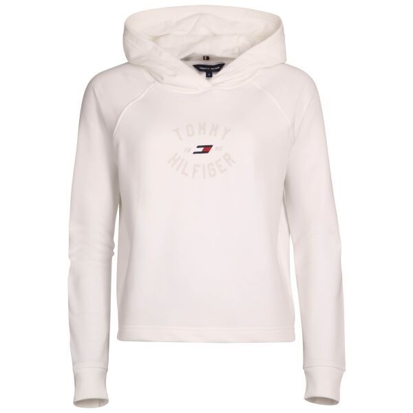 Tommy Hilfiger Tommy Hilfiger RELAXED TH GRAPHIC HOODIE Дамски суитшърт, бяло, размер