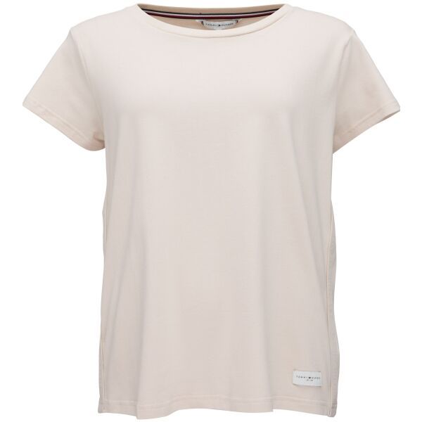 Tommy Hilfiger Tommy Hilfiger SHORT SLEEVE T-SHIRT Дамска тениска, бежово, размер