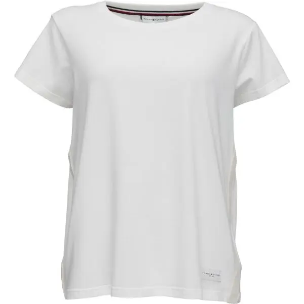 Tommy Hilfiger Tommy Hilfiger SHORT SLEEVE T-SHIRT Дамска тениска, бяло, размер