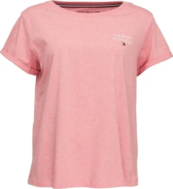 Tommy Hilfiger Tommy Hilfiger SHORT SLEEVE T-SHIRT Дамска тениска, розово, размер