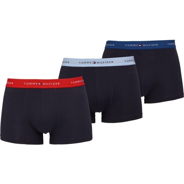 Tommy Hilfiger Tommy Hilfiger SIGNATURE CTN ESS-3P WB TRUNK Мъжки боксерки, тъмносин, размер