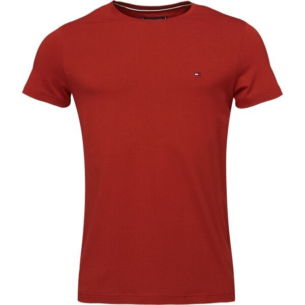 Tommy Hilfiger Tommy Hilfiger STRETCH SLIM FIT Мъжка тениска, червено, размер
