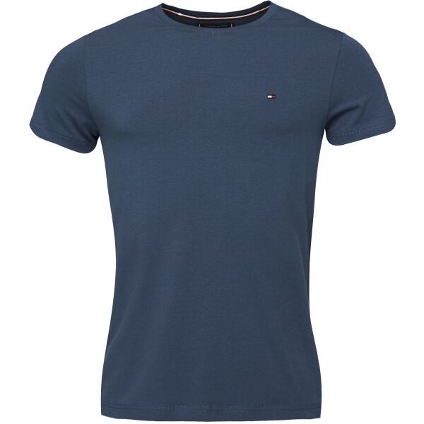 Tommy Hilfiger Tommy Hilfiger STRETCH SLIM FIT Мъжка тениска, тъмносин, размер