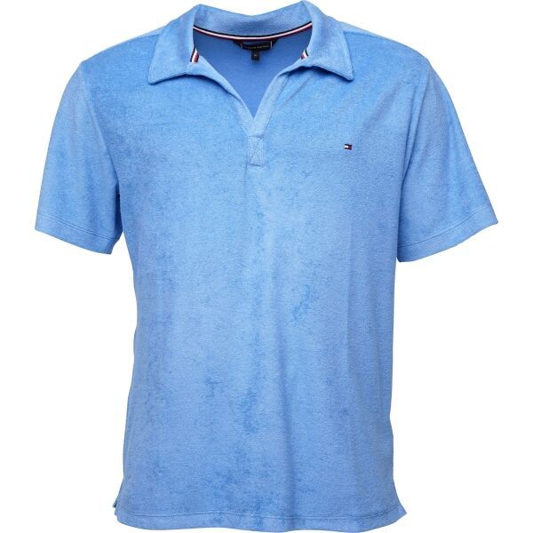 Tommy Hilfiger Tommy Hilfiger TERRY SHIRT Мъжка тениска с якичка, синьо, размер