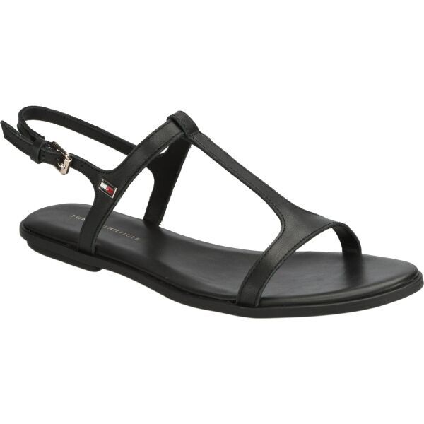 Tommy Hilfiger Tommy Hilfiger TH FLAT SANDAL Дамски сандали, черно, размер