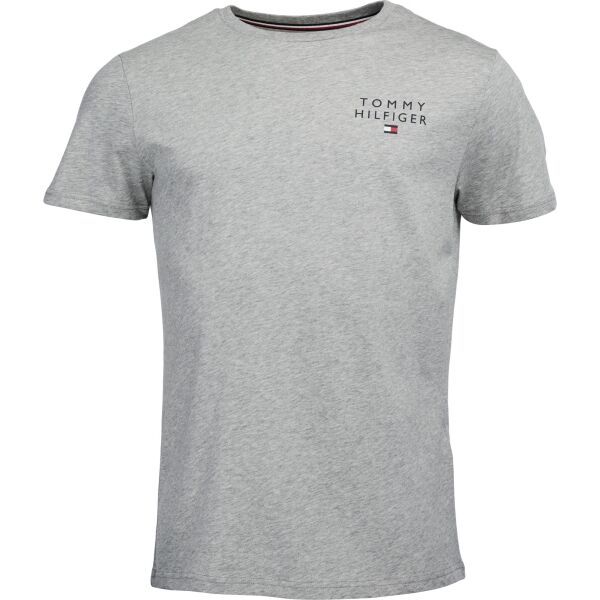 Tommy Hilfiger Tommy Hilfiger TH ORIGINAL-CN SS TEE LOGO Мъжка тениска, сиво, размер