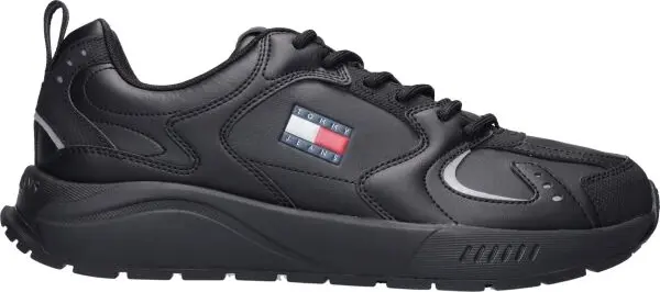 Tommy Hilfiger Tommy Hilfiger TJM RUNNER LEATHER Мъжки обувки за разходка, черно, размер