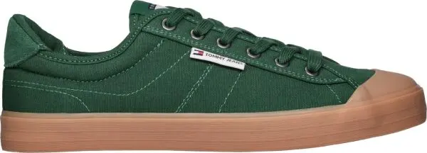 Tommy Hilfiger Tommy Hilfiger TJM VULCANIZED BUMPERCANVAS Мъжки спортни обувки, тъмнозелено, размер