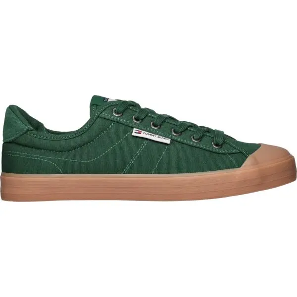 Tommy Hilfiger Tommy Hilfiger TJM VULCANIZED BUMPERCANVAS Мъжки спортни обувки, тъмнозелено, размер