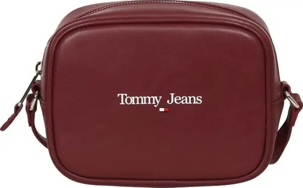 Tommy Hilfiger Tommy Hilfiger TJW ESSENTIAL PU CAMERA BAG Дамска чанта, винен, размер
