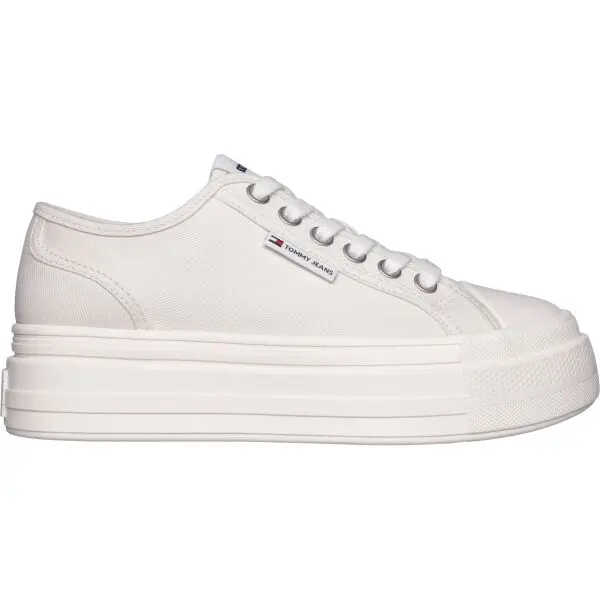 Tommy Hilfiger Tommy Hilfiger TJW FOXING FLATFORM Дамски спортни обувки, бяло, размер