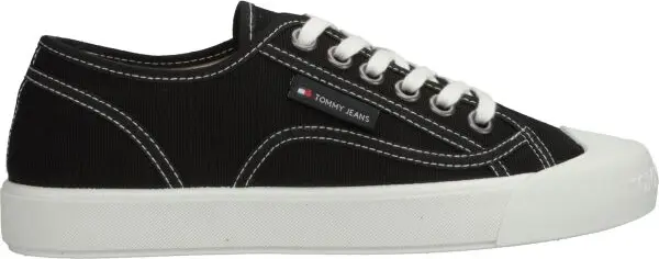 Tommy Hilfiger Tommy Hilfiger TJW FOXING SNEAKER CANVAS Дамски спортни обувки, черно, размер
