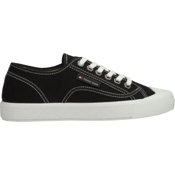 Tommy Hilfiger Tommy Hilfiger TJW FOXING SNEAKER CANVAS Дамски спортни обувки, черно, размер
