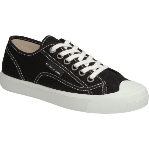 Tommy Hilfiger Tommy Hilfiger TJW FOXING SNEAKER CANVAS Дамски спортни обувки, черно, размер