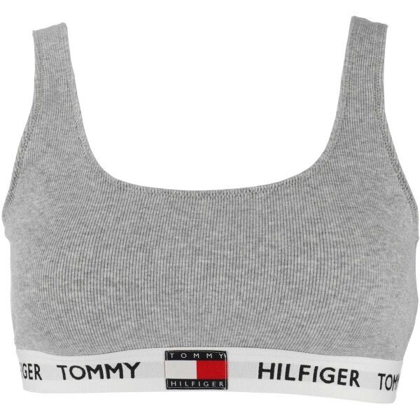 Tommy Hilfiger Tommy Hilfiger TOMMY 85 RIB-BRALETTE Дамски спортен сутиен, сиво, размер