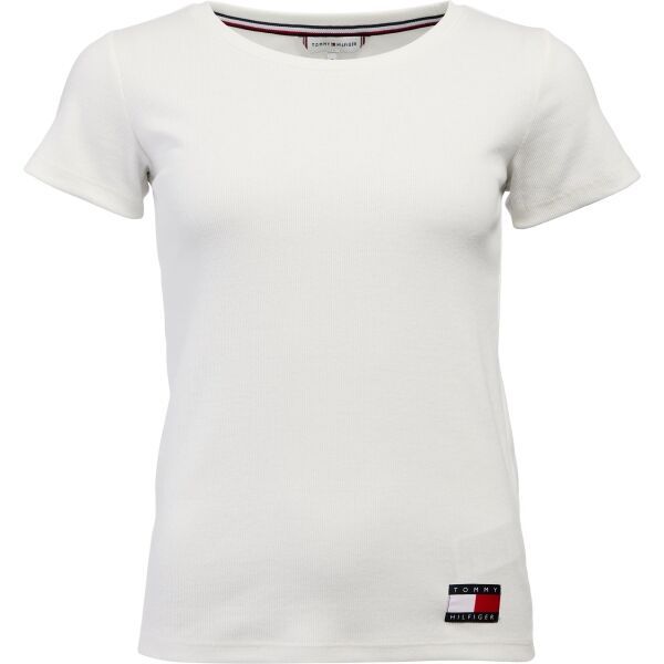 Tommy Hilfiger Tommy Hilfiger TOMMY 85 RIB-SS TEE Дамска тениска, сиво, размер