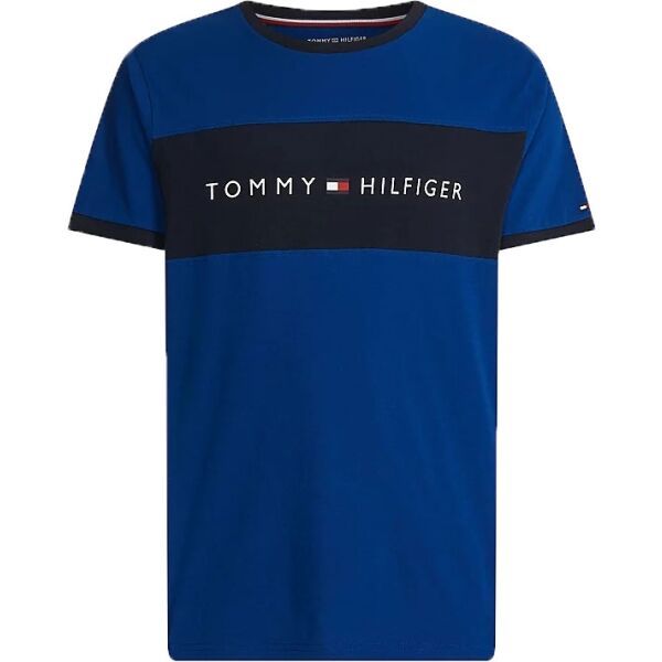 Tommy Hilfiger Tommy Hilfiger CN SS TEE LOGO FLAG Мъжка тениска, синьо, размер S