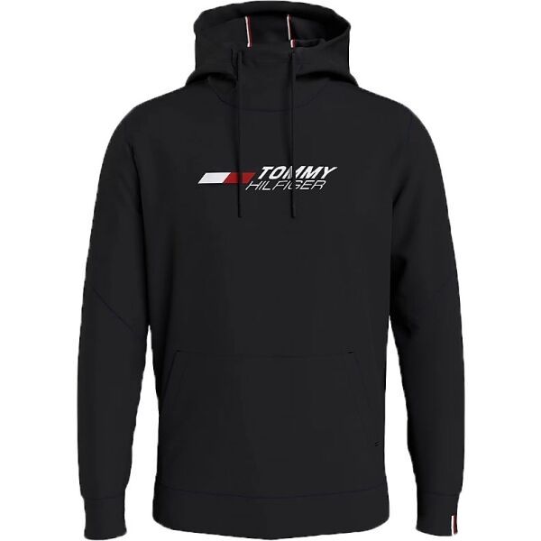 Tommy Hilfiger Tommy Hilfiger ESSENTIAL HOODY Мъжки суитшърт, черно, размер S