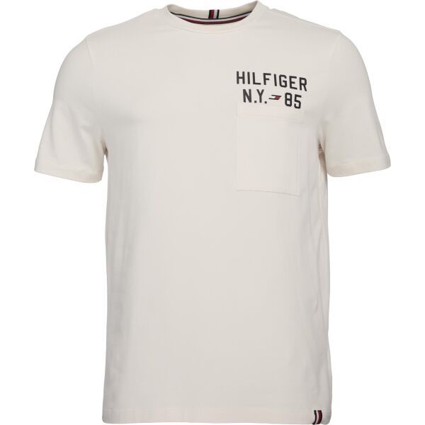 Tommy Hilfiger Tommy Hilfiger GRAPHIC S/S TEE Мъжка тениска, бяло, размер S