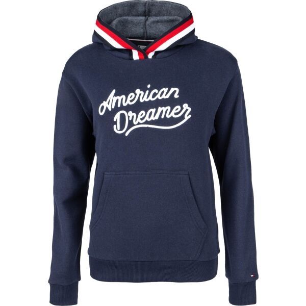 Tommy Hilfiger Tommy Hilfiger HOODIE Дамски суитшърт, тъмносин, размер M